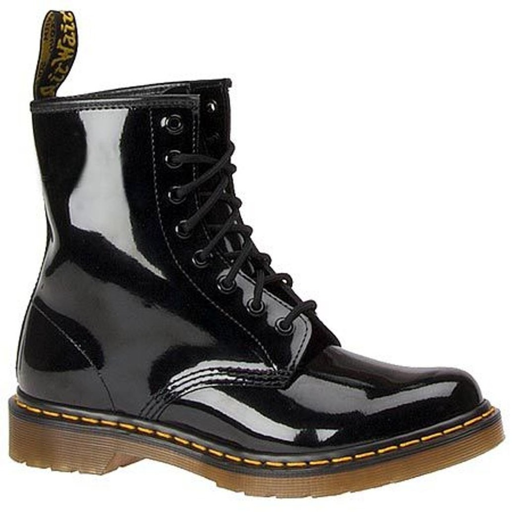 Dr. Martens 1460 Patent Leather‎ Women's US 6 EU 37 Black Boots NEW